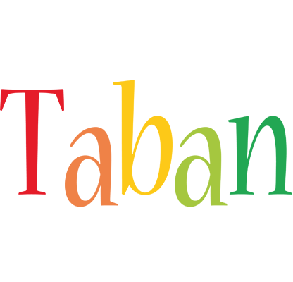 Taban birthday logo