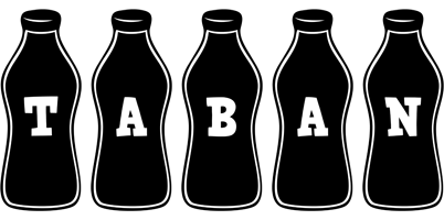 Taban bottle logo