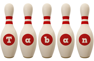 Taban bowling-pin logo