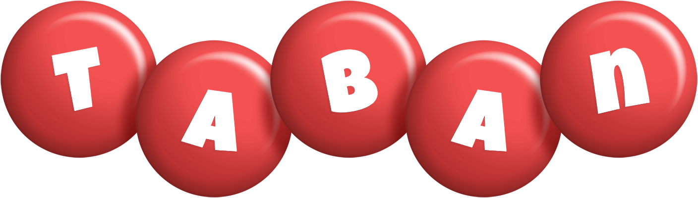 Taban candy-red logo
