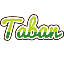 Taban golfing logo