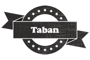 Taban grunge logo