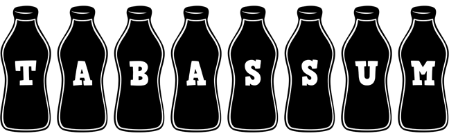 Tabassum bottle logo