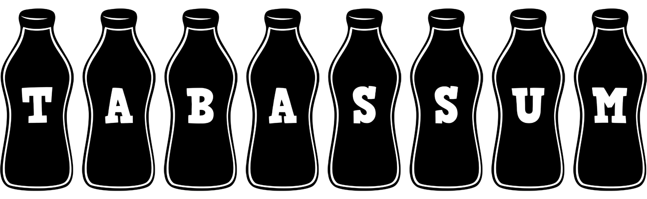 Tabassum bottle logo