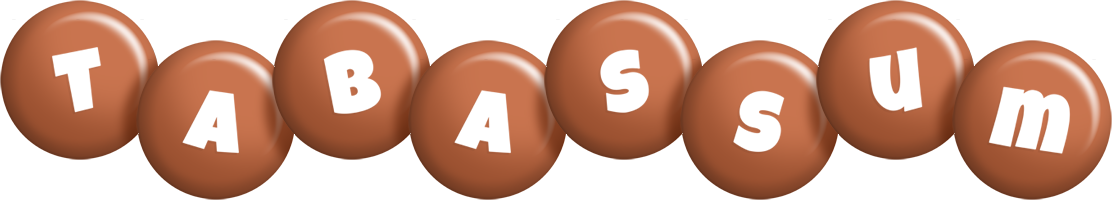 Tabassum candy-brown logo
