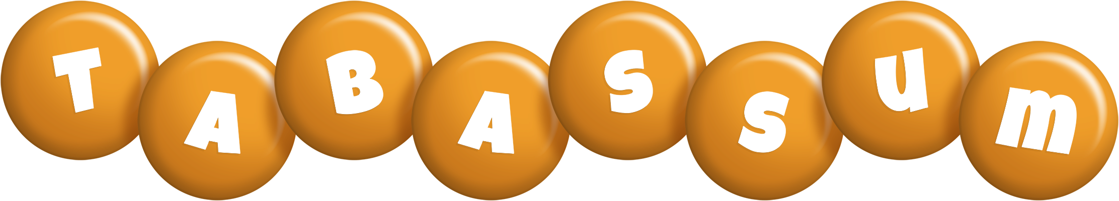 Tabassum candy-orange logo