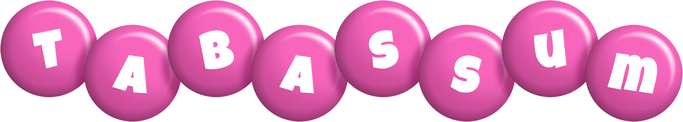 Tabassum candy-pink logo