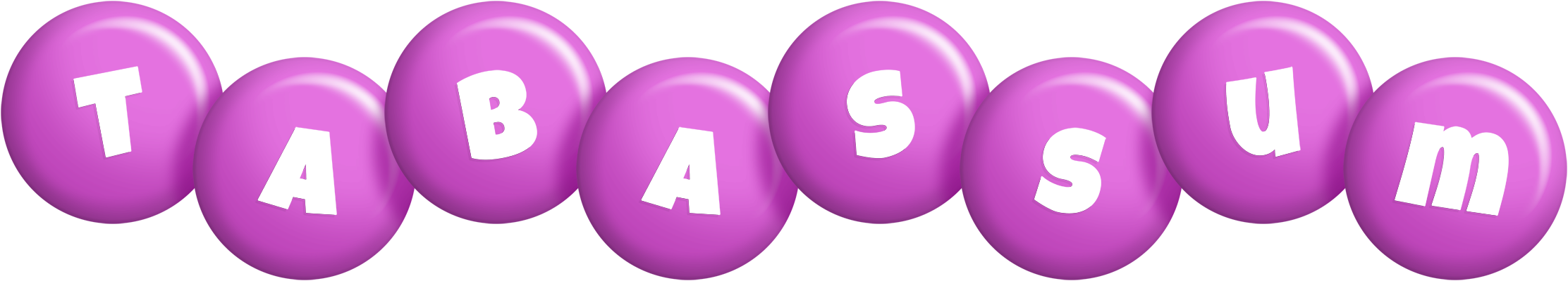 Tabassum candy-purple logo
