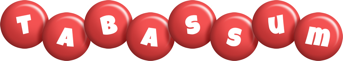 Tabassum candy-red logo
