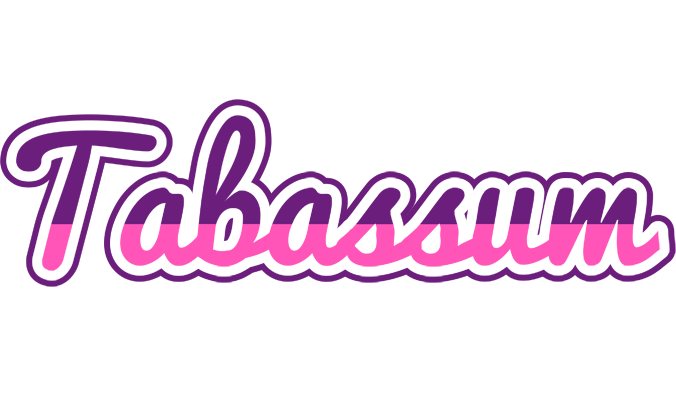 Tabassum cheerful logo