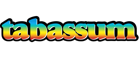 Tabassum color logo