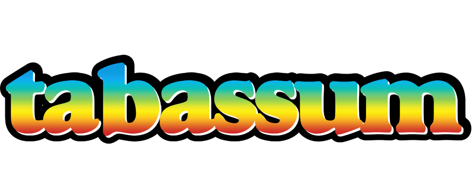 Tabassum color logo