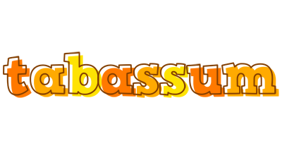 Tabassum desert logo