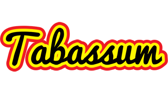 Tabassum flaming logo