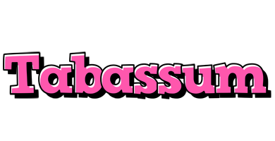 Tabassum girlish logo