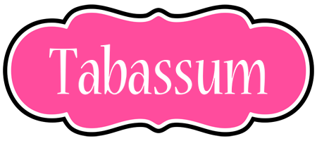 Tabassum invitation logo