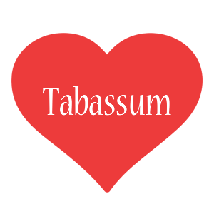 Tabassum love logo