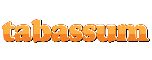 Tabassum orange logo