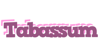 Tabassum relaxing logo