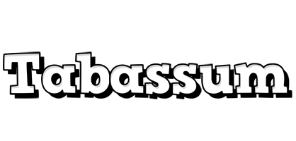 Tabassum snowing logo