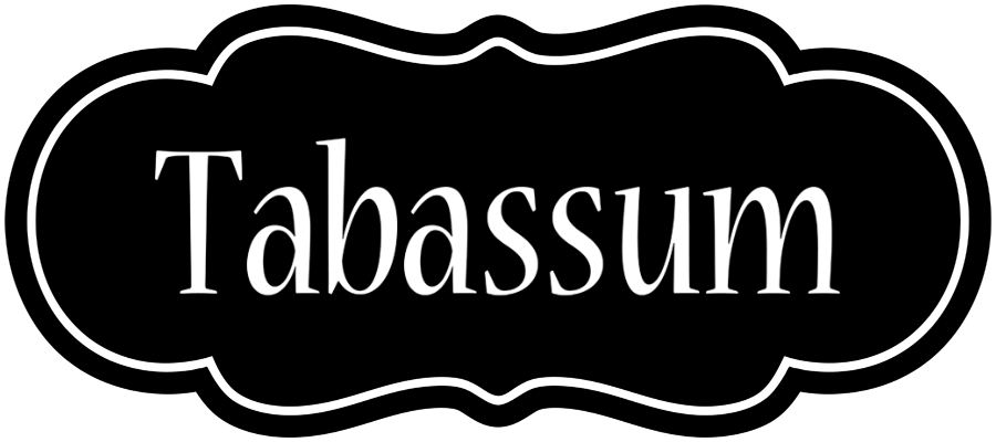 Tabassum welcome logo
