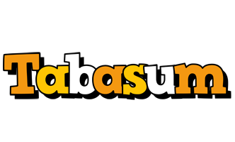Tabasum cartoon logo