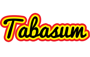 Tabasum flaming logo
