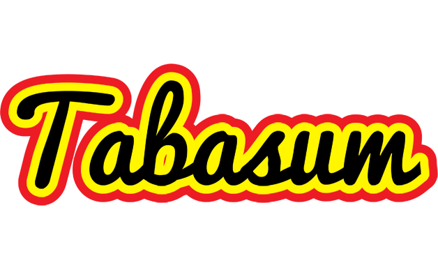 Tabasum flaming logo