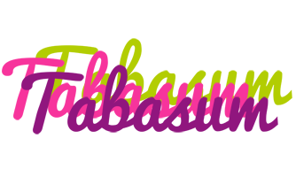 Tabasum flowers logo