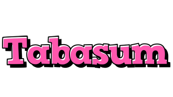 Tabasum girlish logo