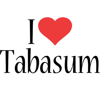 Tabasum i-love logo