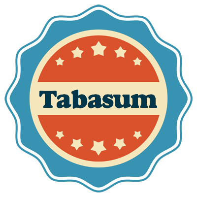 Tabasum labels logo