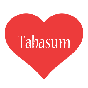 Tabasum love logo