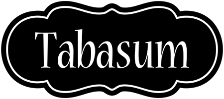 Tabasum welcome logo