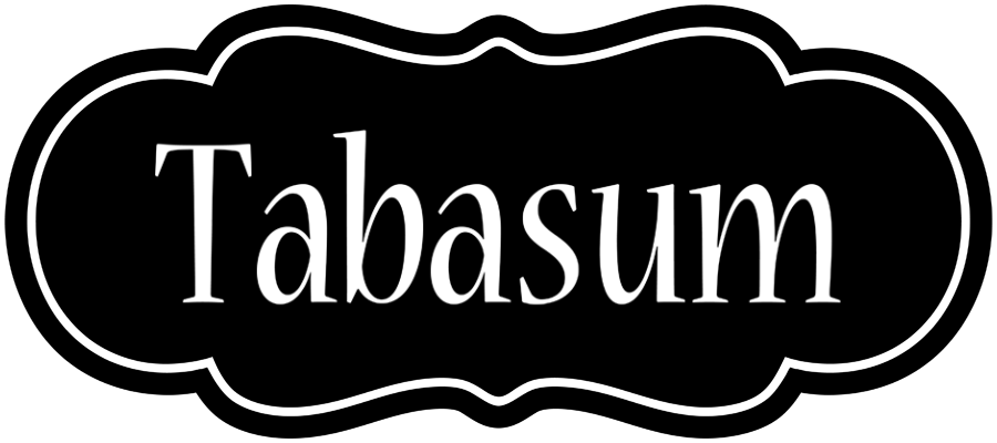Tabasum welcome logo