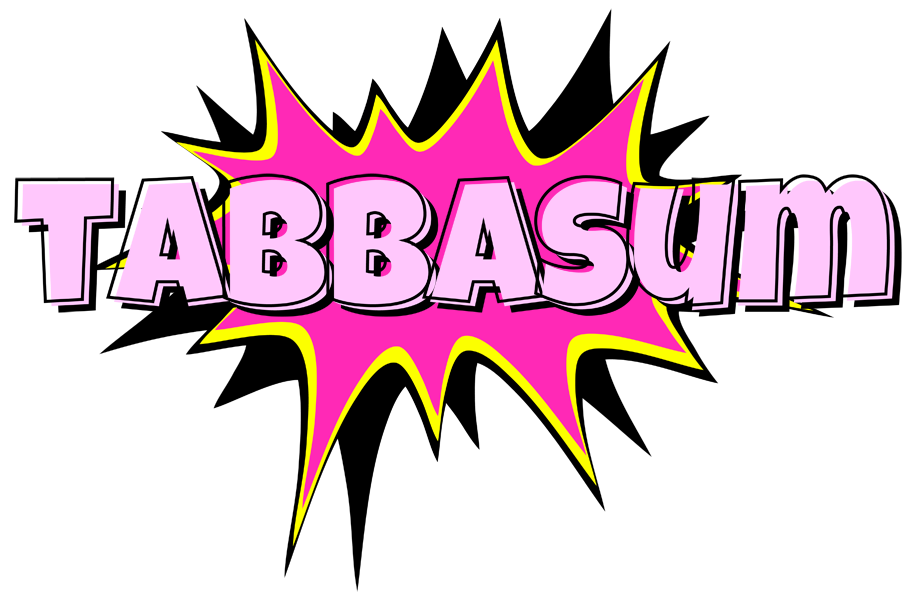 Tabbasum badabing logo
