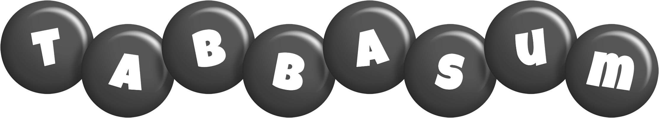 Tabbasum candy-black logo