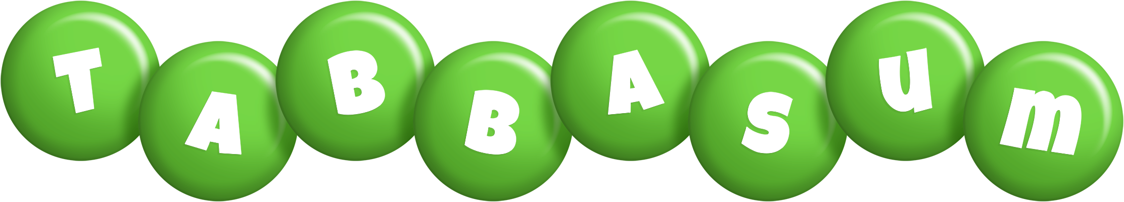 Tabbasum candy-green logo