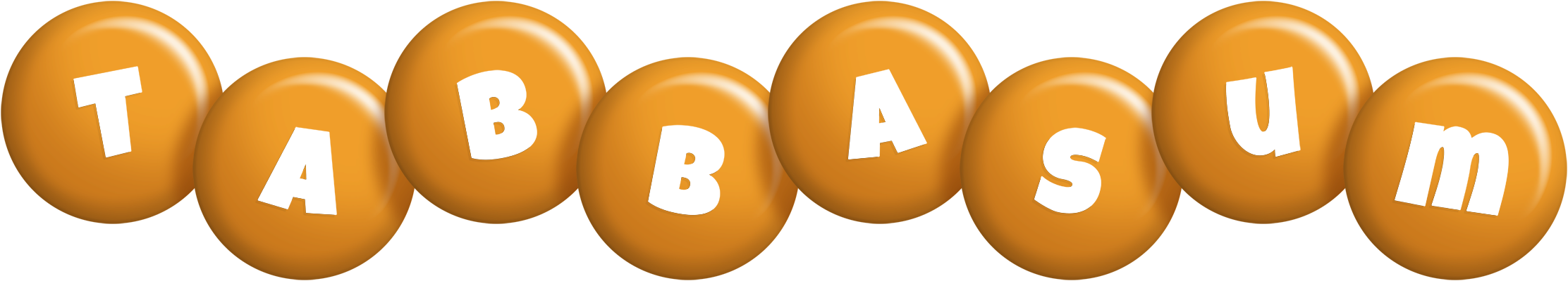 Tabbasum candy-orange logo