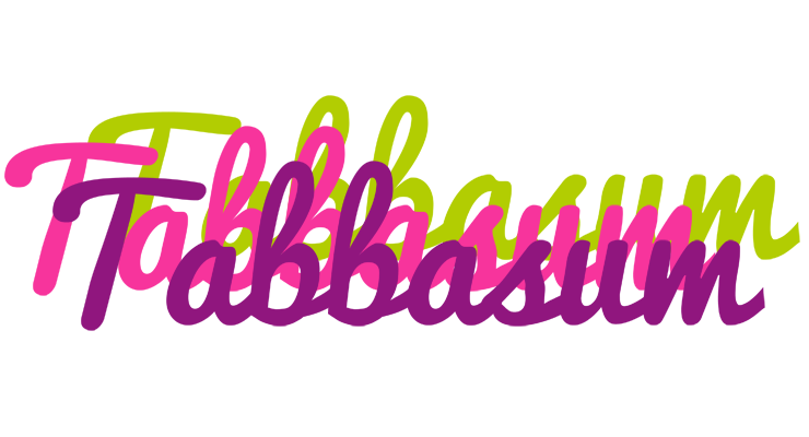 Tabbasum flowers logo