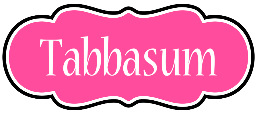 Tabbasum invitation logo