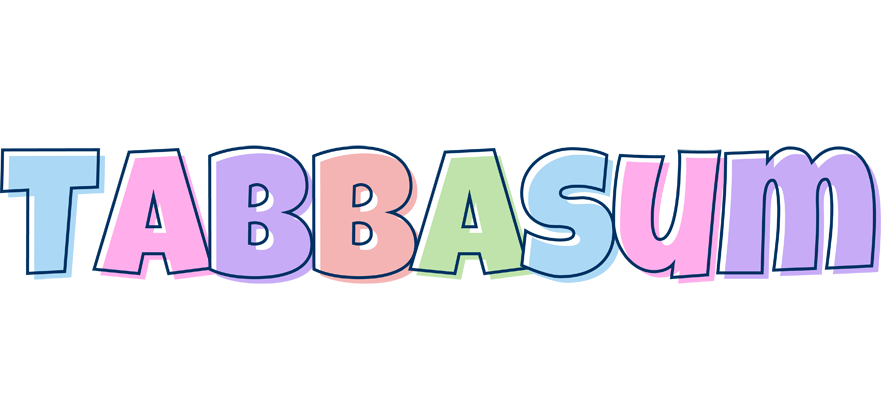 Tabbasum pastel logo