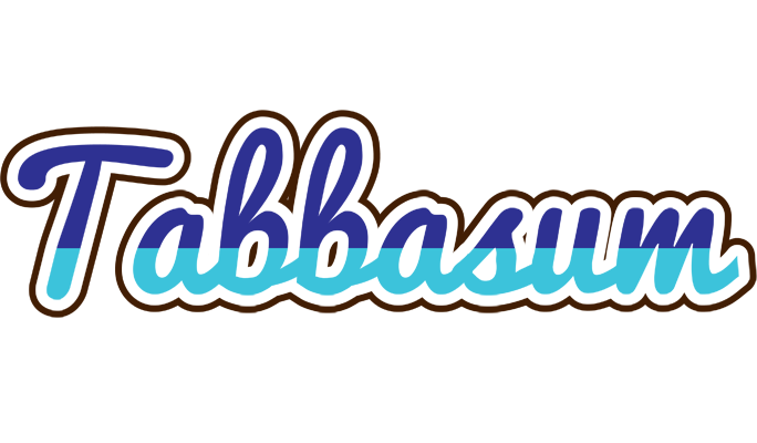 Tabbasum raining logo