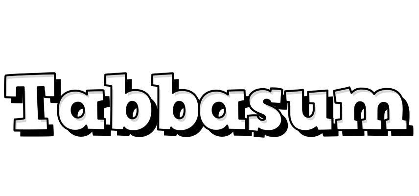 Tabbasum snowing logo