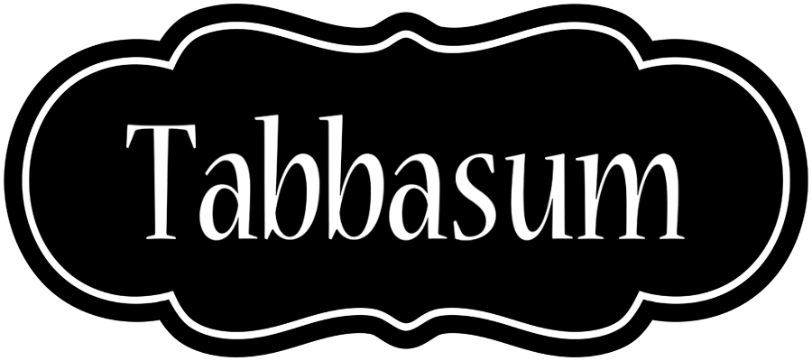 Tabbasum welcome logo
