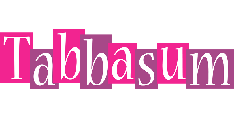 Tabbasum whine logo