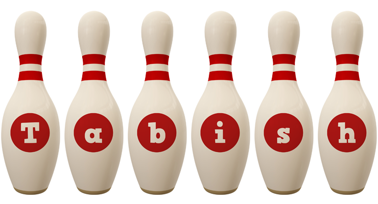 Tabish bowling-pin logo