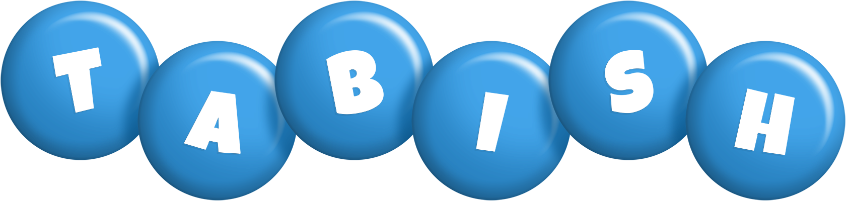 Tabish candy-blue logo