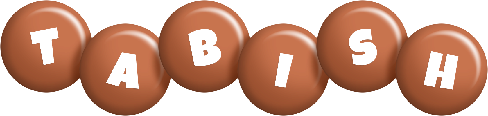 Tabish candy-brown logo