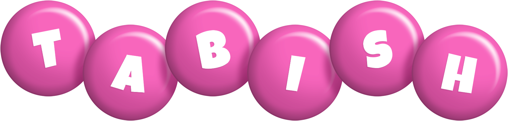 Tabish candy-pink logo